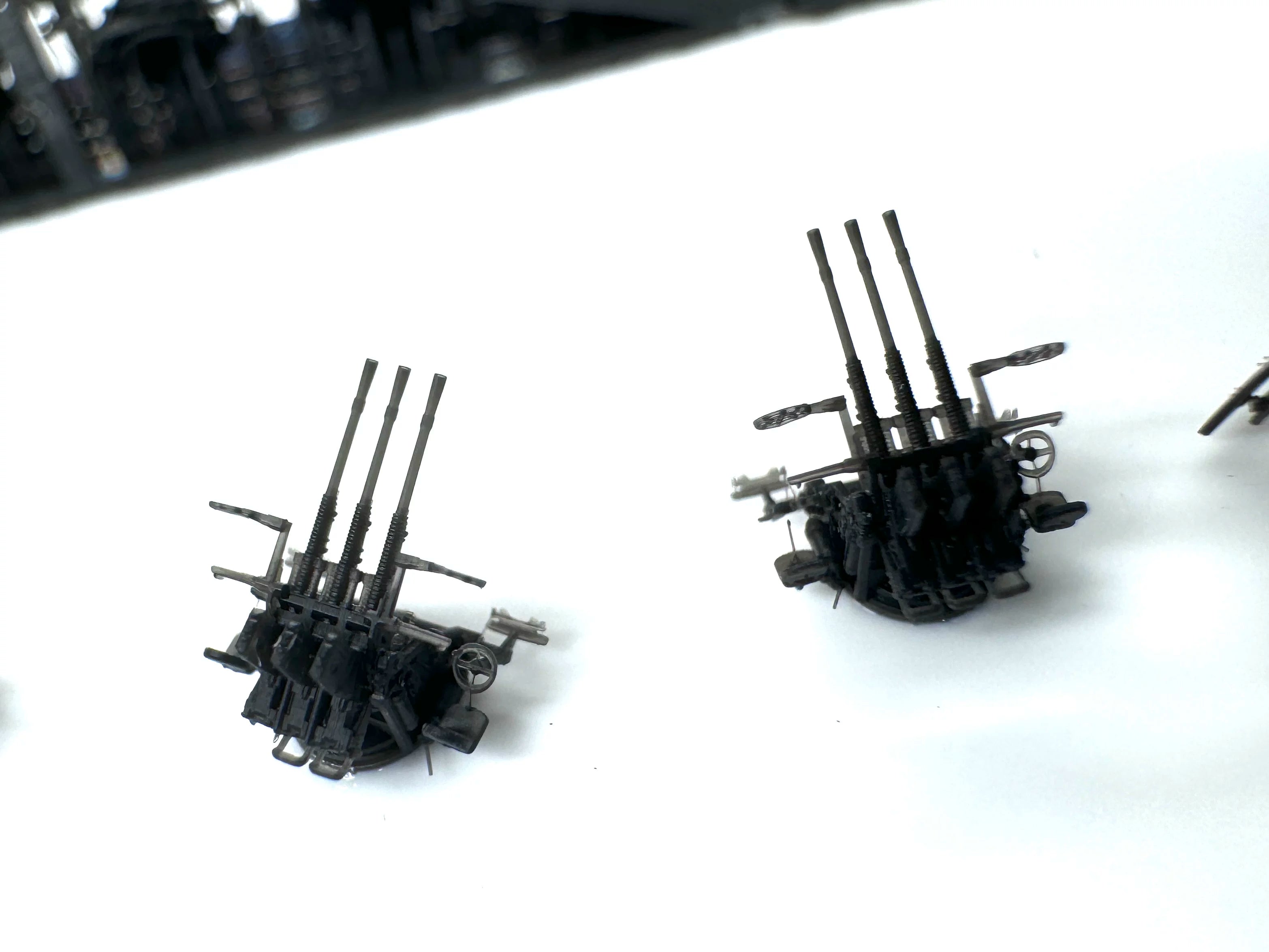 SSMODEL R350011   1/350Scale Jiulu triple with shield ring mechanical sight