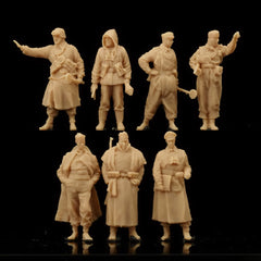 World War II Military Police Winter Kharkiv 7-Person Team LSSNO142 1/35/48/64/72/87/100/144