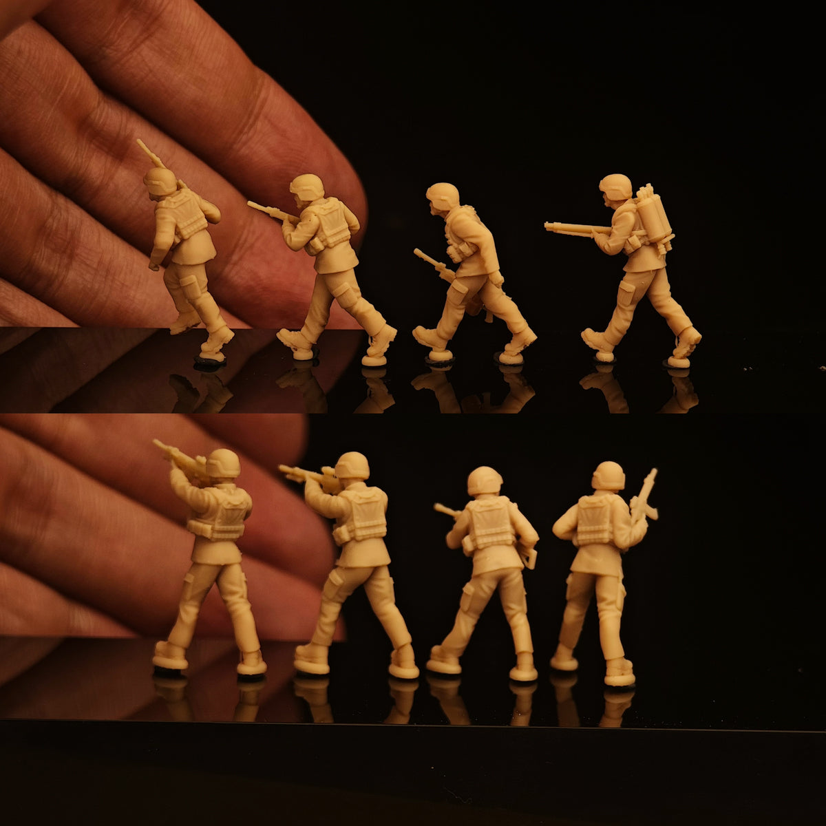 Modern Chinese Army PLA Infantry 8-Person Team LSSNO316 1/35/48/64/72/87/100/144