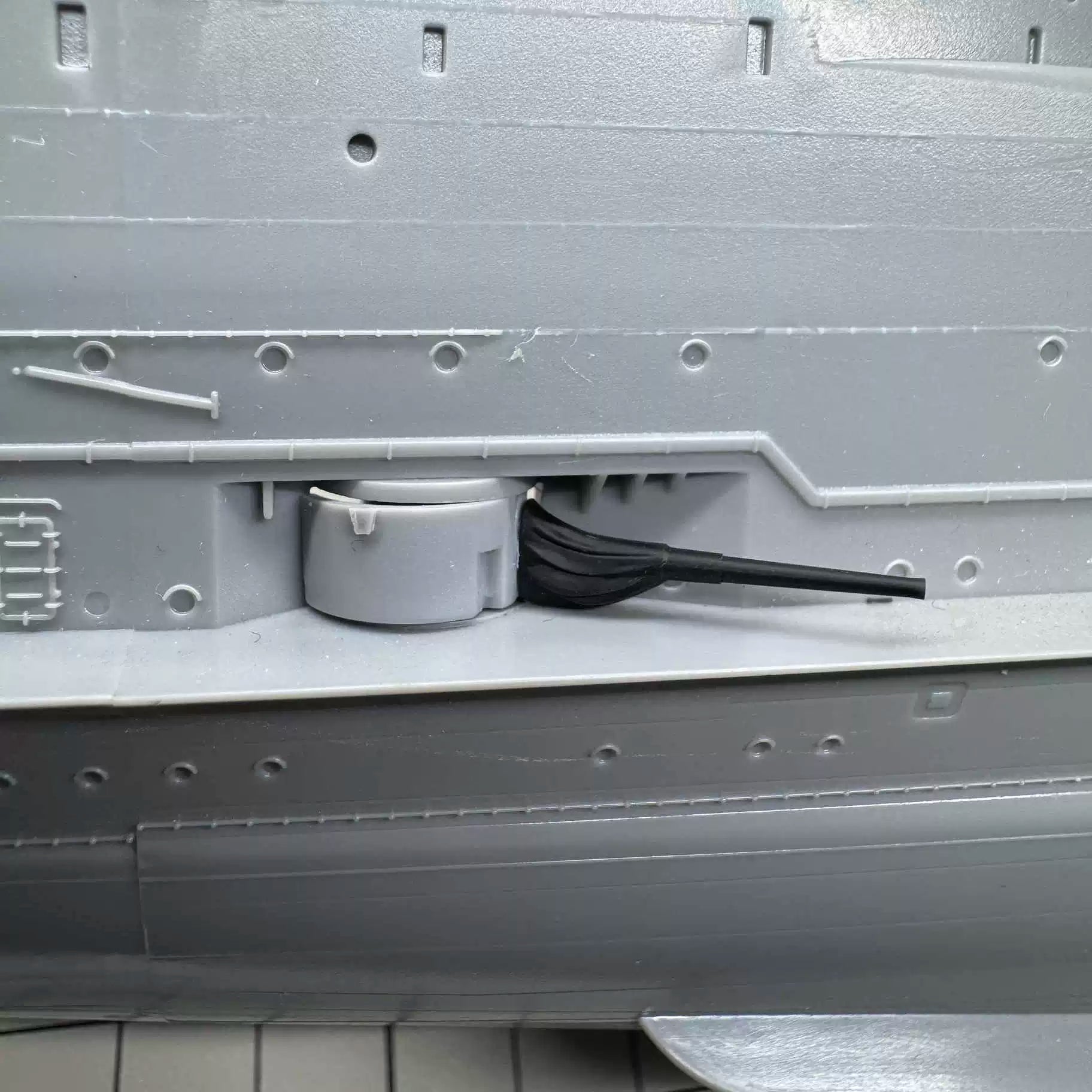SSMODEL R350056 1/350Proportion 200mm single cannon for eating oranges