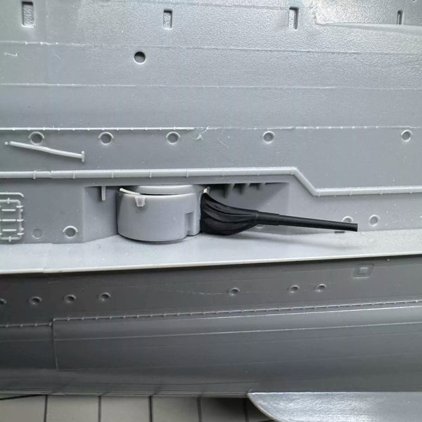 SSMODEL R350056 1/350Proportion 200mm single cannon for eating oranges
