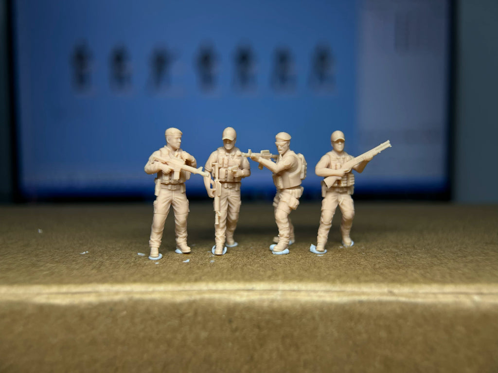Modern South American Police Soldier 7-Man Team LSSNO78 1/35/48/64/72/87/100/144