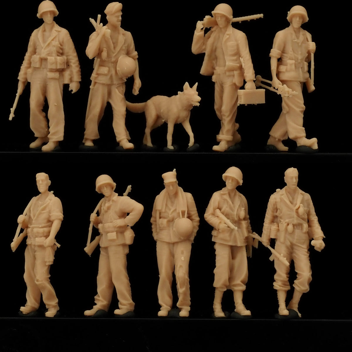 World War II Pacific American 9-Person Team LSSNO127 1/35/48/64/72/87/100/144