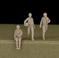 Modern female pilots 3-person team LSSNO113  1/35/48/64/72/87/100/144