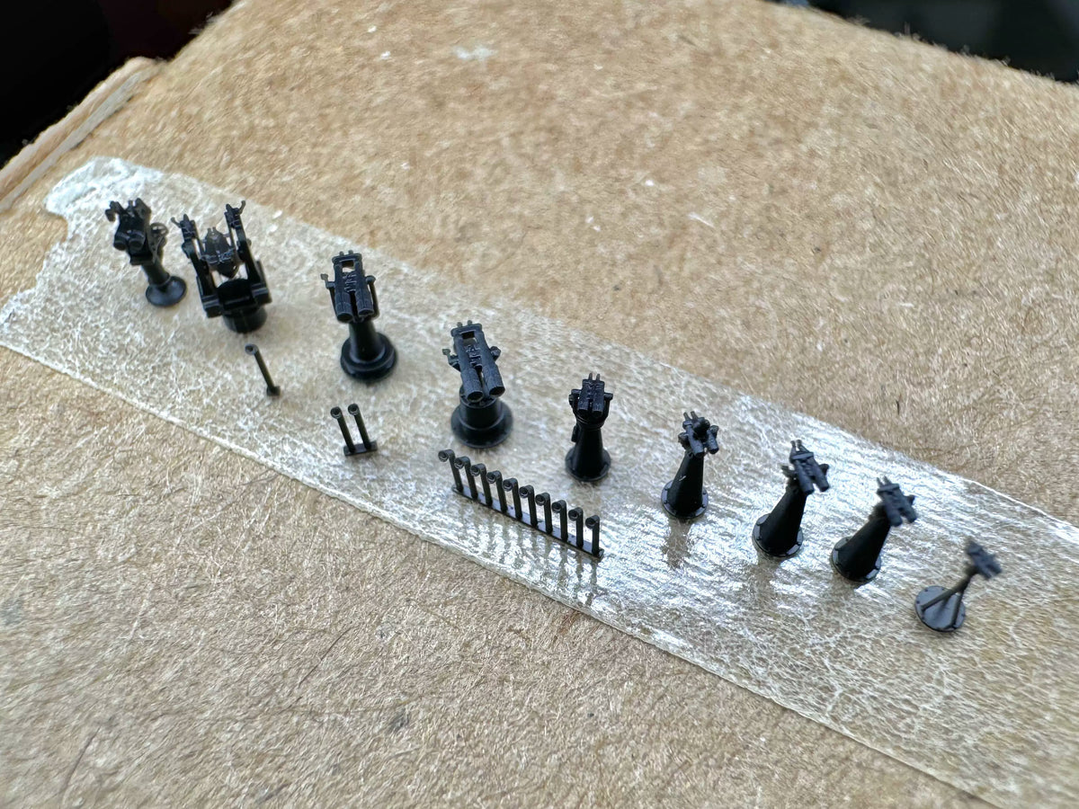 SSMODEL R350062   1/350 scale telescope & microphone assembly A multiple types — detail view 3