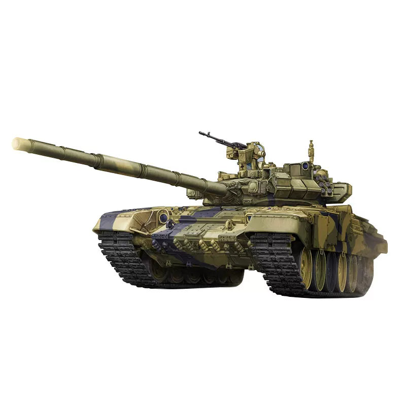 Trumpeter assembly model 05560 Russian T-90 main battle tank - cast turret