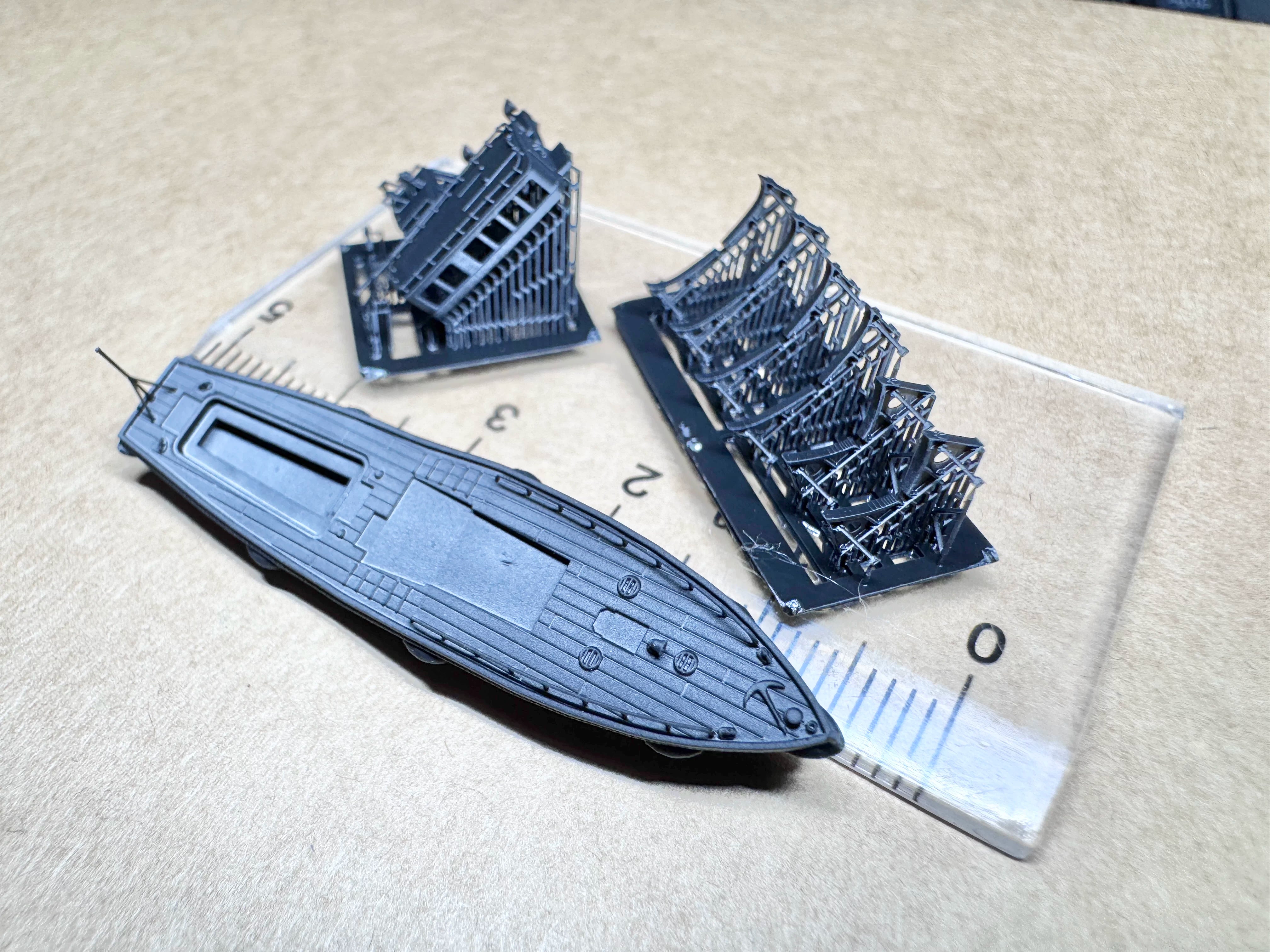 SSMODEL R350036  1/350Proportion Cargo boat within 15 meters Long pipe boat