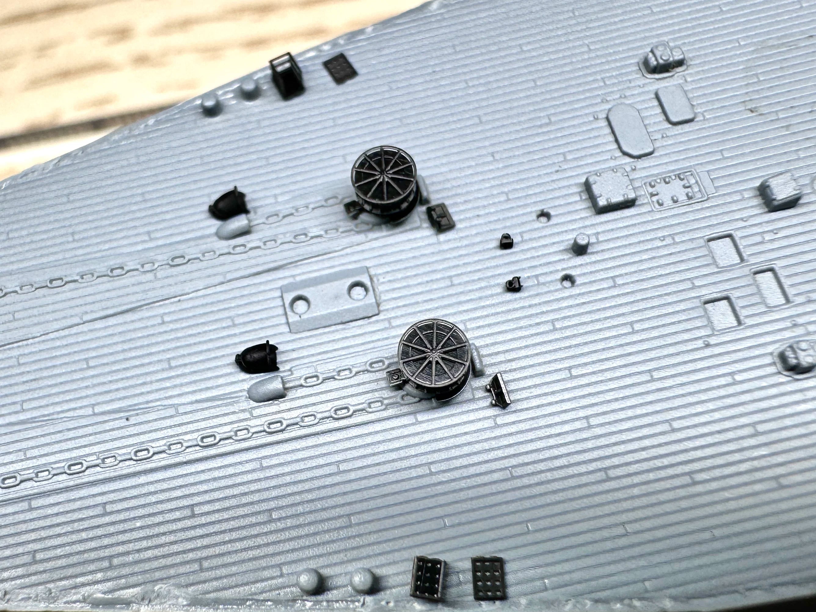 SSMODEL G700041   700 scale German Navy battleships deck Annex A
