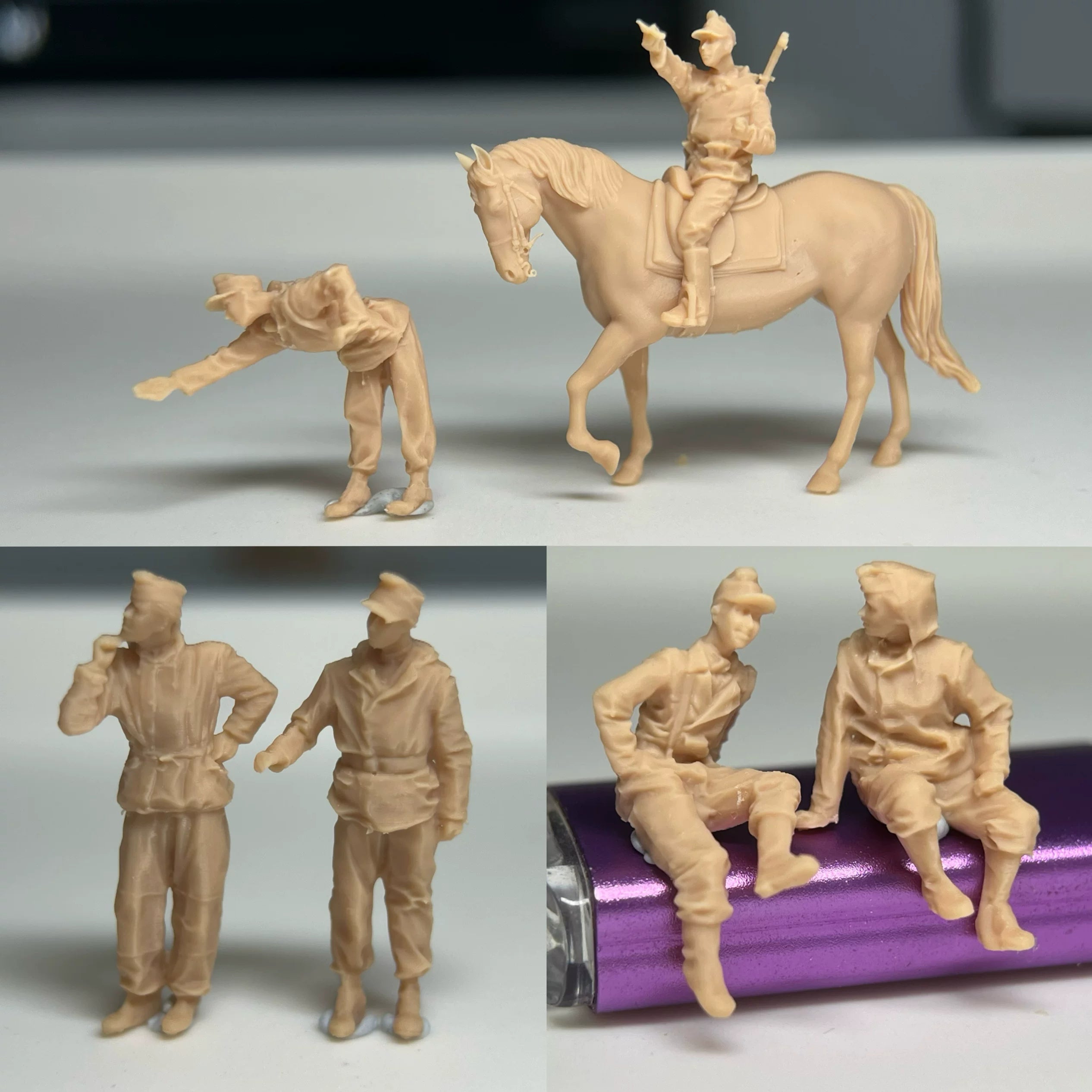 WW2 D Rhino Soldiers: 6 units  LSSNO69 1/35/48/64/72/87/100/144
