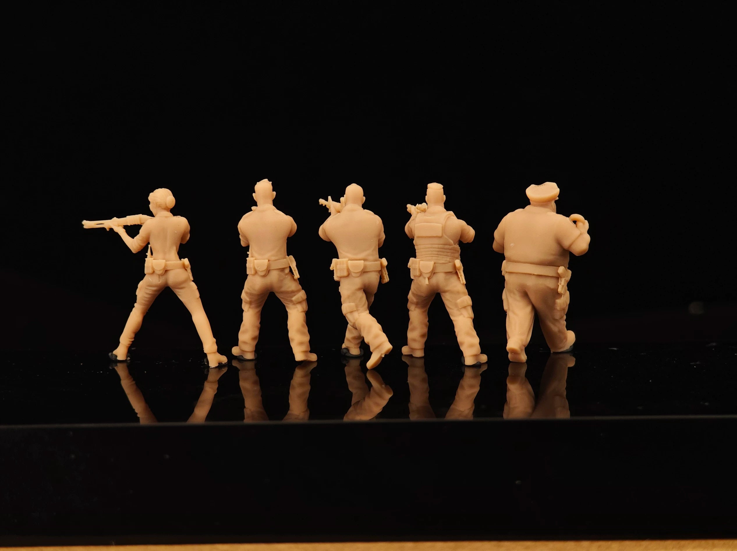 Modern American Police Five-Man Team LSSNO168 1/35/48/64/72/87/100/144