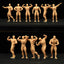 Classical Bodybuilding 11-Person Group LSSNO110 1/35/48/64/72/87/100/144