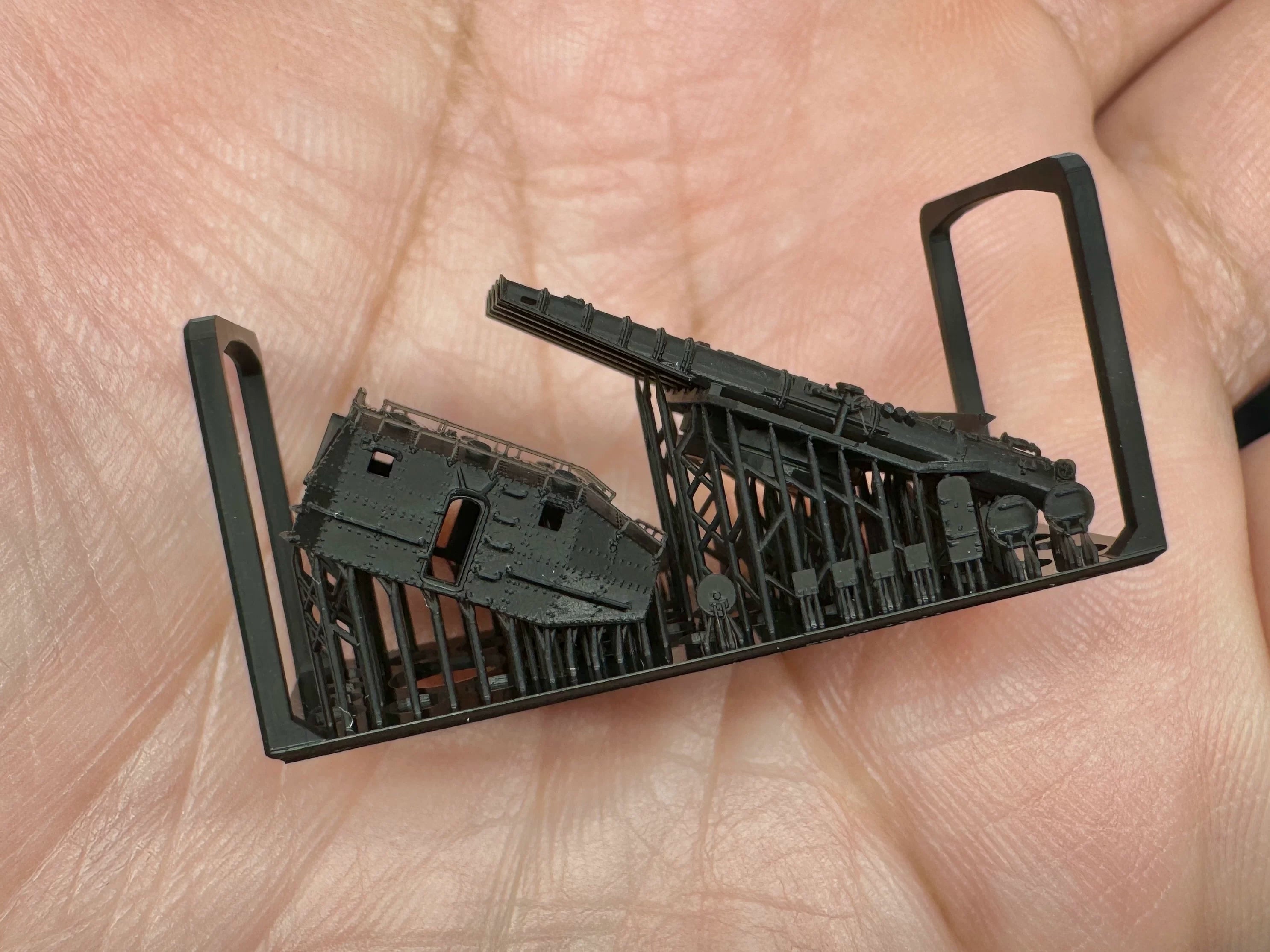SSMODEL R350019   1/350Scale Type 92 quadruple torpedo launcher