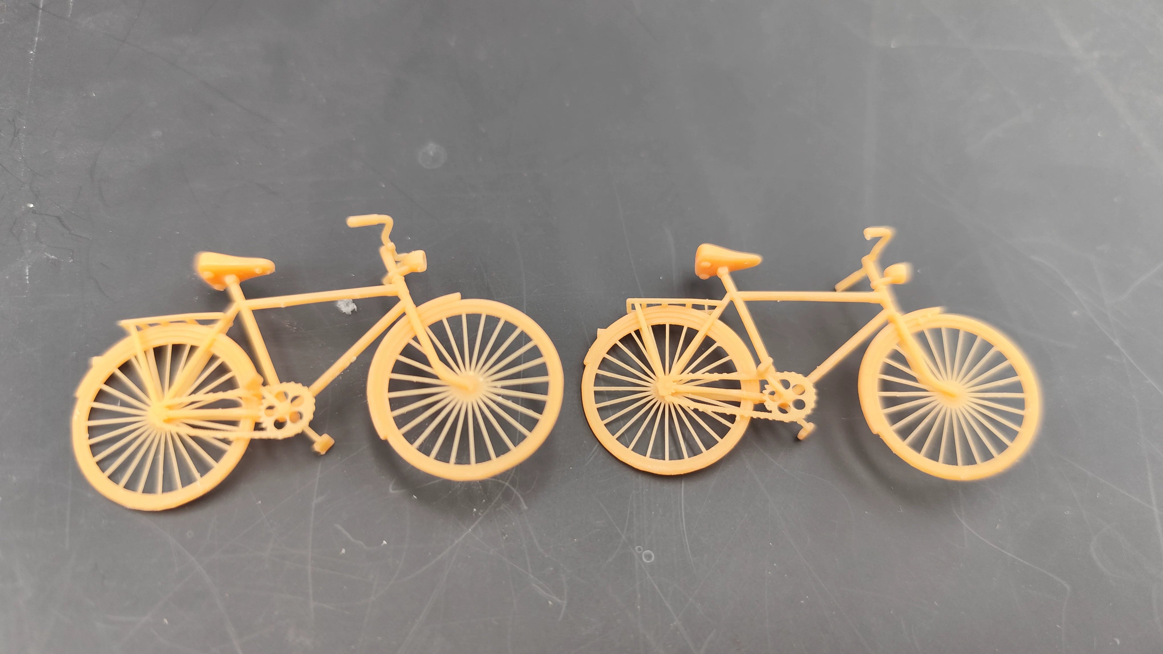 1/35 MSS00072 Bicycle printed models, four units per set