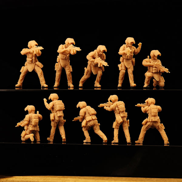 5 members of the German GSG9 special forces LSSNO250 1/35/48/64/72/87/100/144
