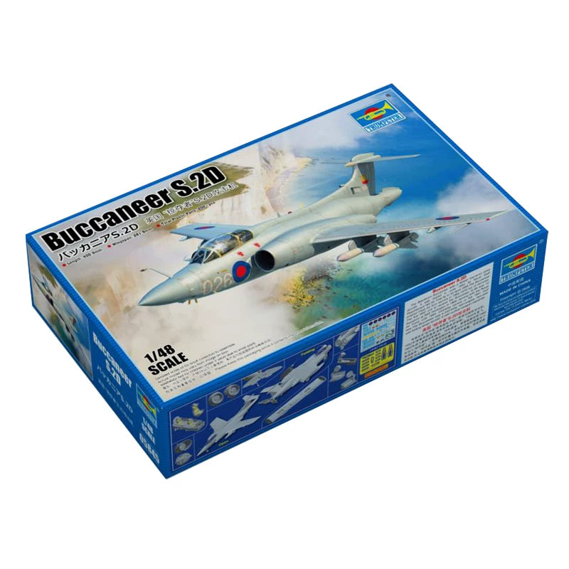 Trumpeter 1/48 05845 British "Raider" S.2D attack aircraft assembly model