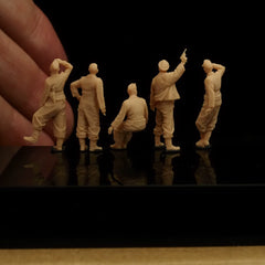 World War II Tank Troops 5-person Team  LSSNO146 1/35/48/64/72/87/100/144