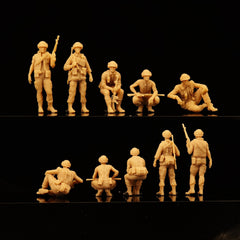 Vietnam War US Army 5-man squad figure LSSNO274 1/35/48/64/72/87/100/144