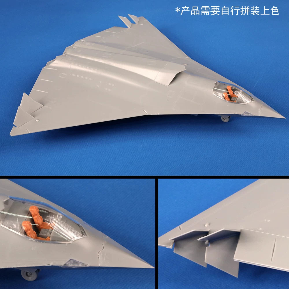 Trumpeter 1/72 01689 J-36 fighter jet (prototype) assembly model