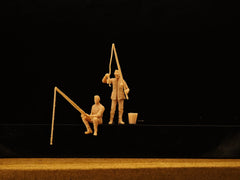 Military Fishing 2-Person Team Little Soldiers  LSSNO241 1/35/48/64/72/87/100/144