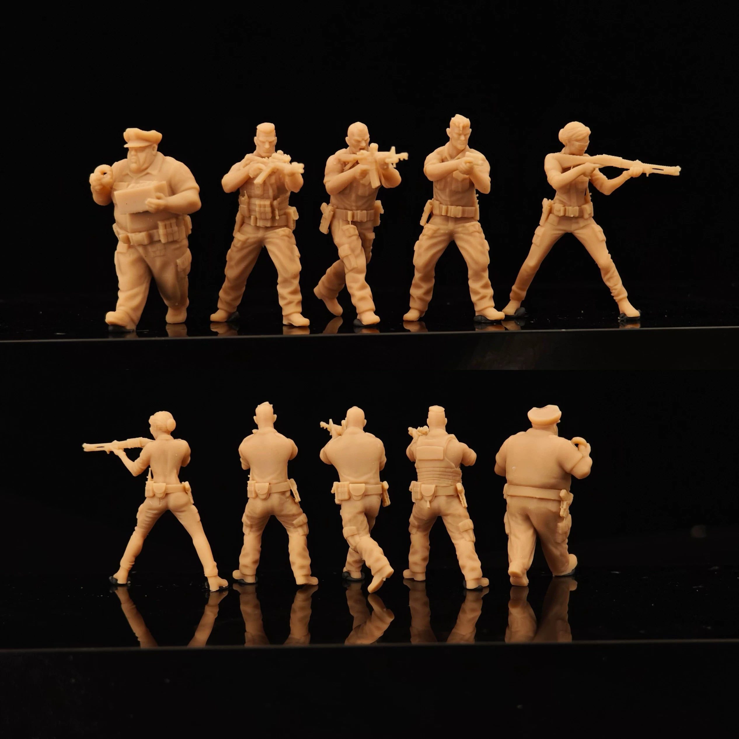 Modern American Police Five-Man Team LSSNO168 1/35/48/64/72/87/100/144