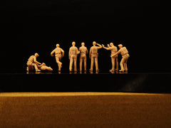 Miniature model of Modern Police 8 soldiers LSSNO242 1/35/48/64/72/87/100/144