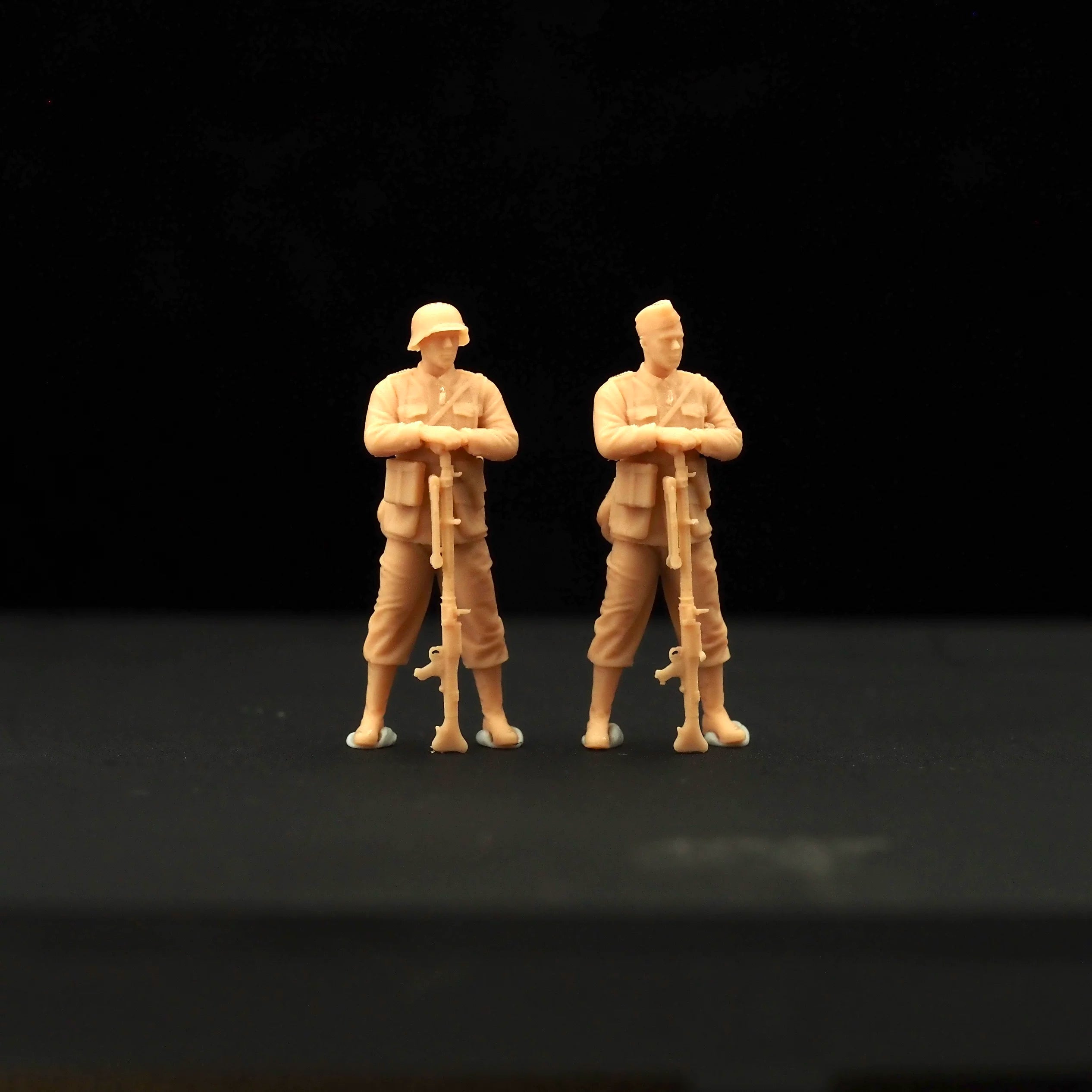 World War II Machine Gun Troopers 2-person team LSSNO123 1/35/48/64/72/87/100/144