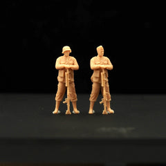 World War II Machine Gun Troopers 2-person team LSSNO123 1/35/48/64/72/87/100/144