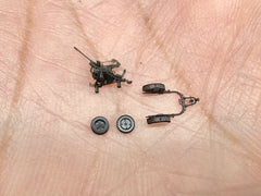 SSMODEL G350012   350 scale German Navy 20 mm C30 machine gun & transporter