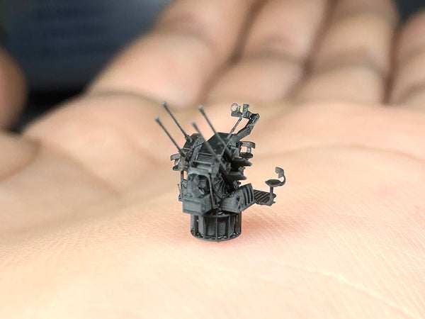 SSMODEL G350010   350 scale German 20 mm quadruple anti-aircraft machine