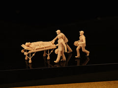 Miniature Model Modern Emergency Rescue Medical 10 Person Group Small Soldiers White Model LSSNO233 1/35/48/64/72/87/100/144