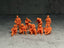World War II, US. 101st Airborne Corps, small-scale figure, 9 people. LSSNo12 1/35/48/64/72/87/100/144