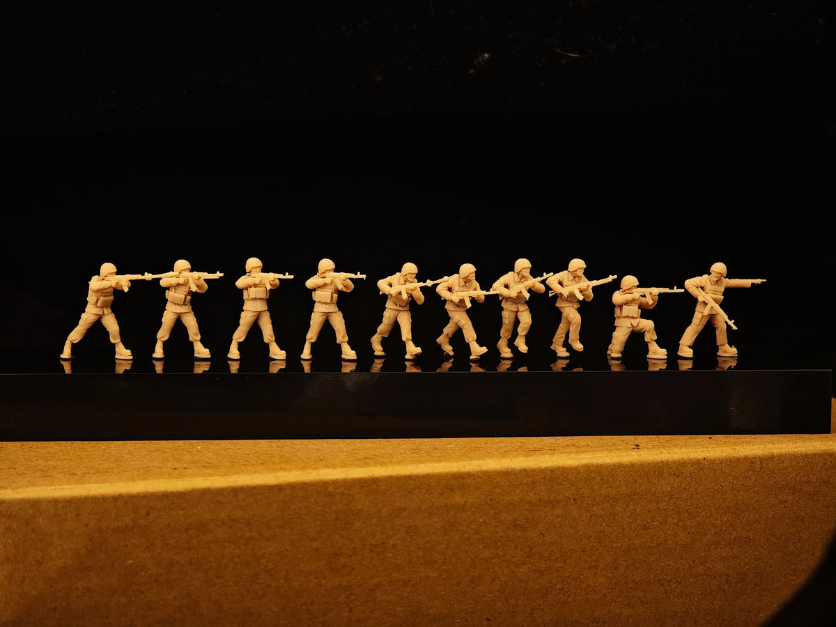 Modern infantry team of 10 people LSSNO303 1/35/48/64/72/87/100/144