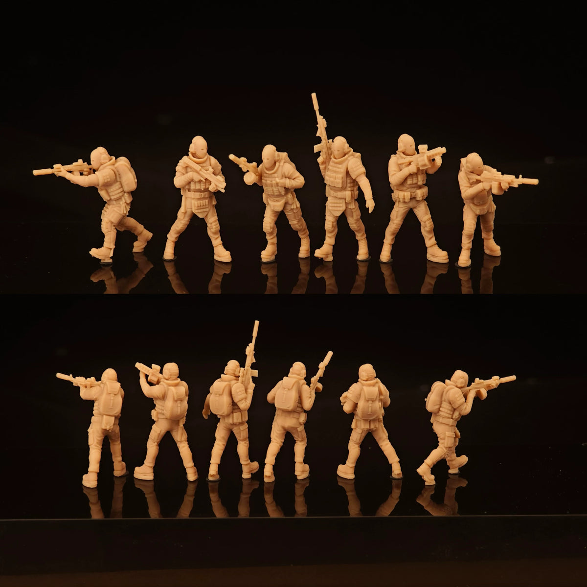 Six mercenaries and rebels LSSNO185 1/35/48/64/72/87/100/144