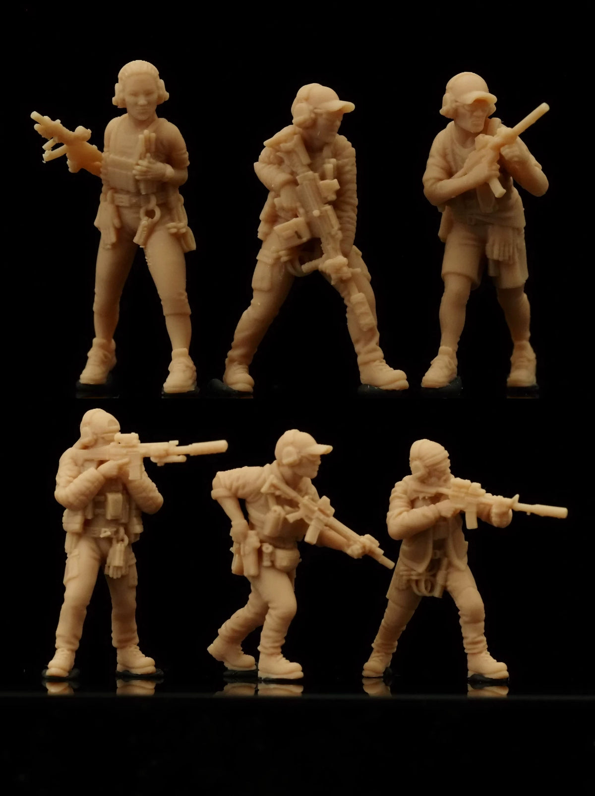 Modern civilian special forces unit consisting of 6 people LSSNO135 1/35/48/64/72/87/100/144