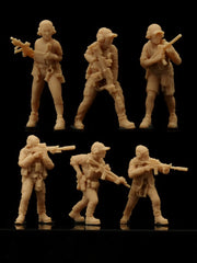 Modern civilian special forces unit consisting of 6 people LSSNO135 1/35/48/64/72/87/100/144