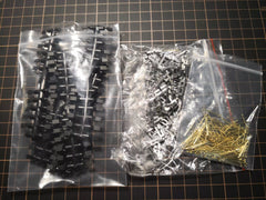 SSMODEL    SX35016 German Leopard 1 PZH2000 universal double-sided adhesive metal track with brass pins 1/35