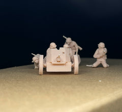 WWII D37mm gun crew of 5 LSSNO66 1/35/48/64/72/87/100/144