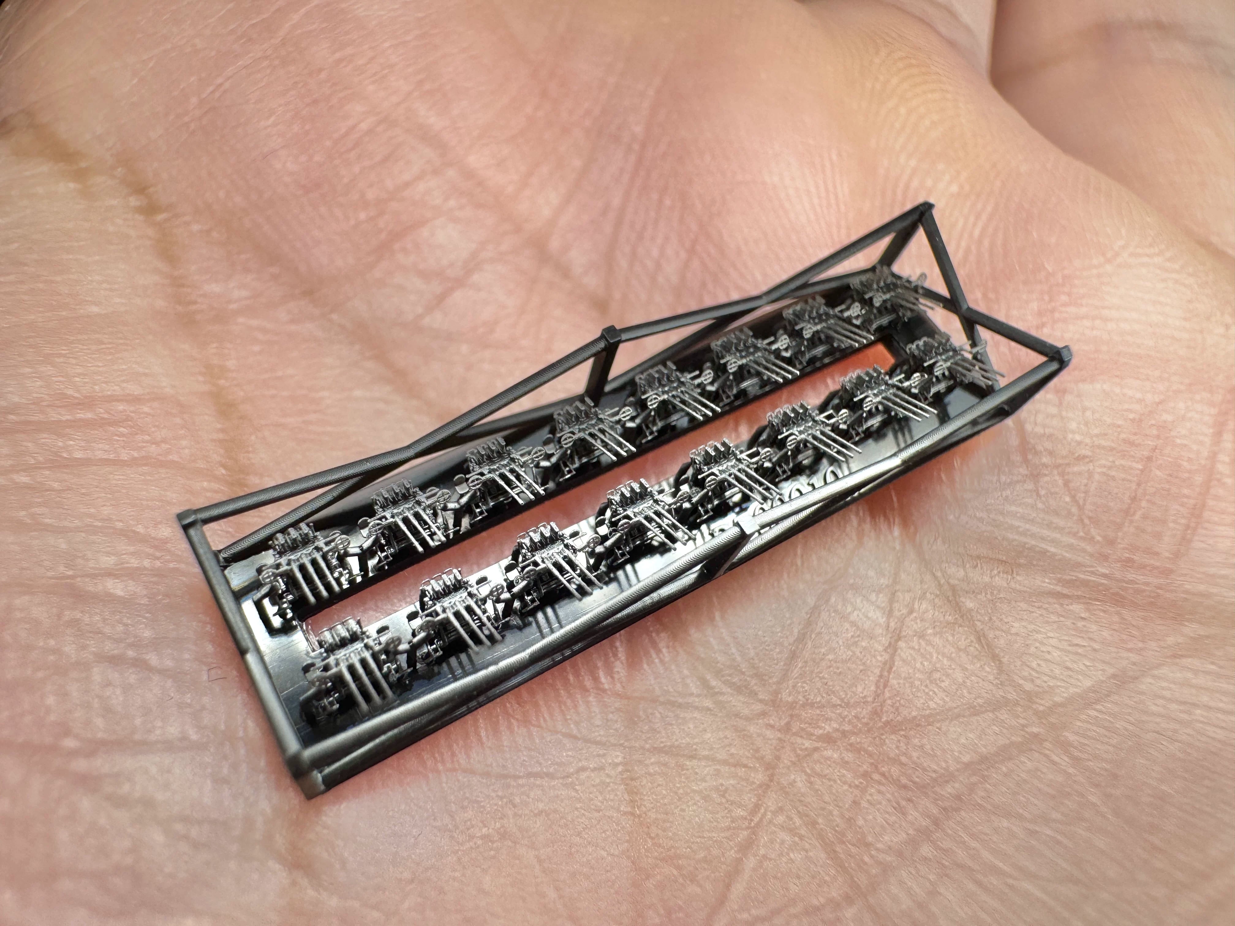 SSMODEL SSMODEL R700010  1/700 scale Jiulu 25mm triple machine gun ring sight