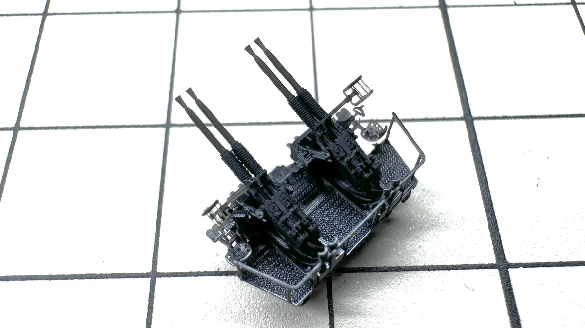 SSMODEL M350001 350 scale Bofors quadruple early stage — detail view 5