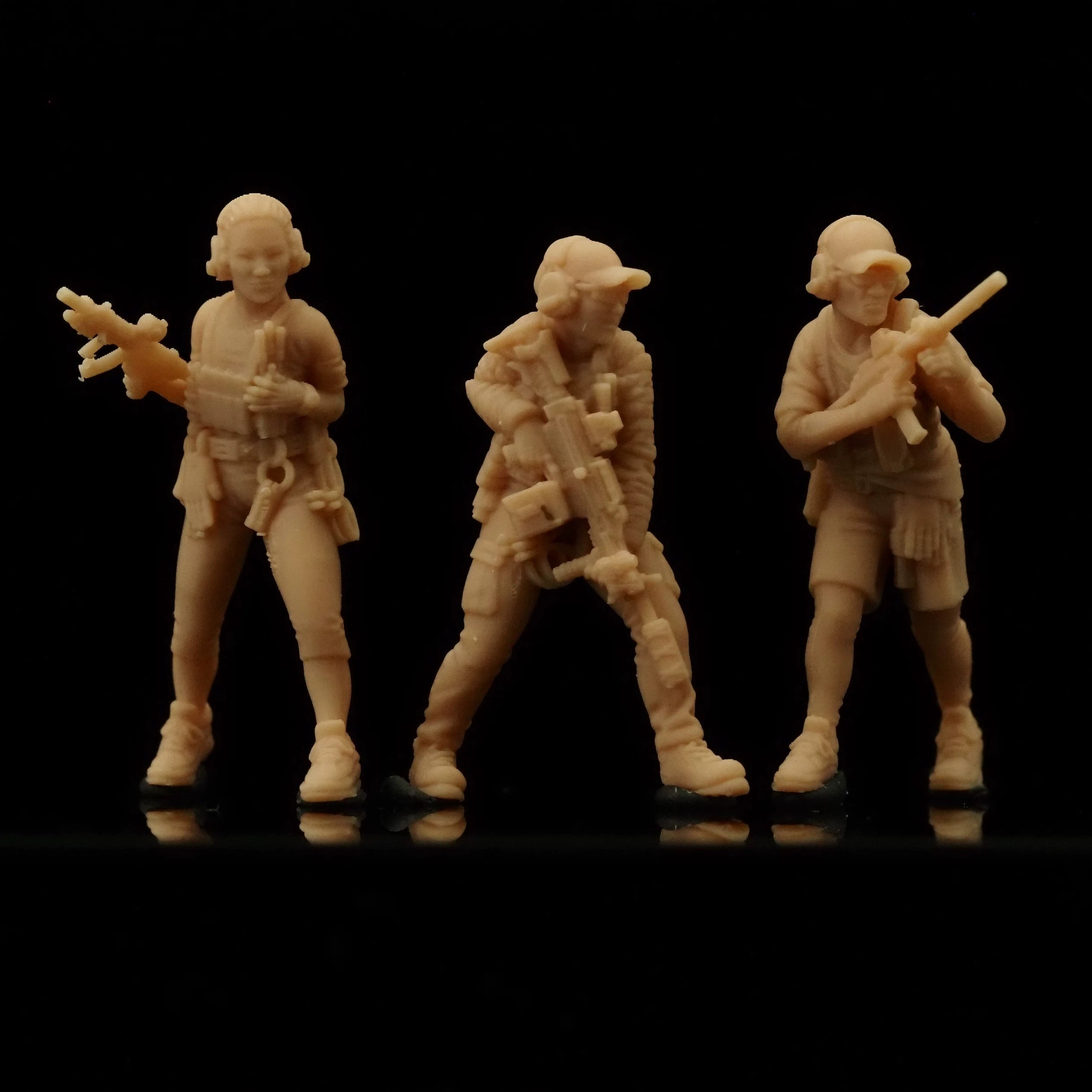 Modern civilian special forces unit consisting of 6 people LSSNO135 1/35/48/64/72/87/100/144