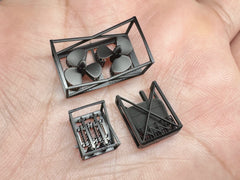 SSMODEL SSMODEL  R350127 1/350 scale propeller ship rudder set for destroyers