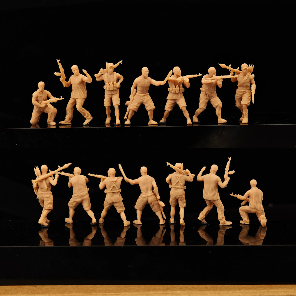 7 modern African soldiers LSSNO170 1/35/48/64/72/87/100/144