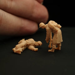 Group of 4 wounded American soldiers from World War II. Available in various scales. LSSNO117 1/35/48/64/72/87/100/144