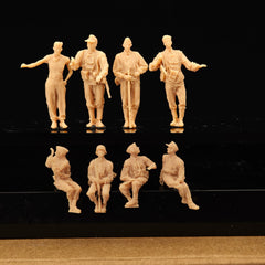 Spring infantry 8-person group with a high proportion can be used  LSSNO158 1/35/48/64/72/87/100/144