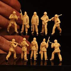 WWII Soviet assault engineer brigade 5-man LSSNO307 1/35/48/64/72/87/100/144