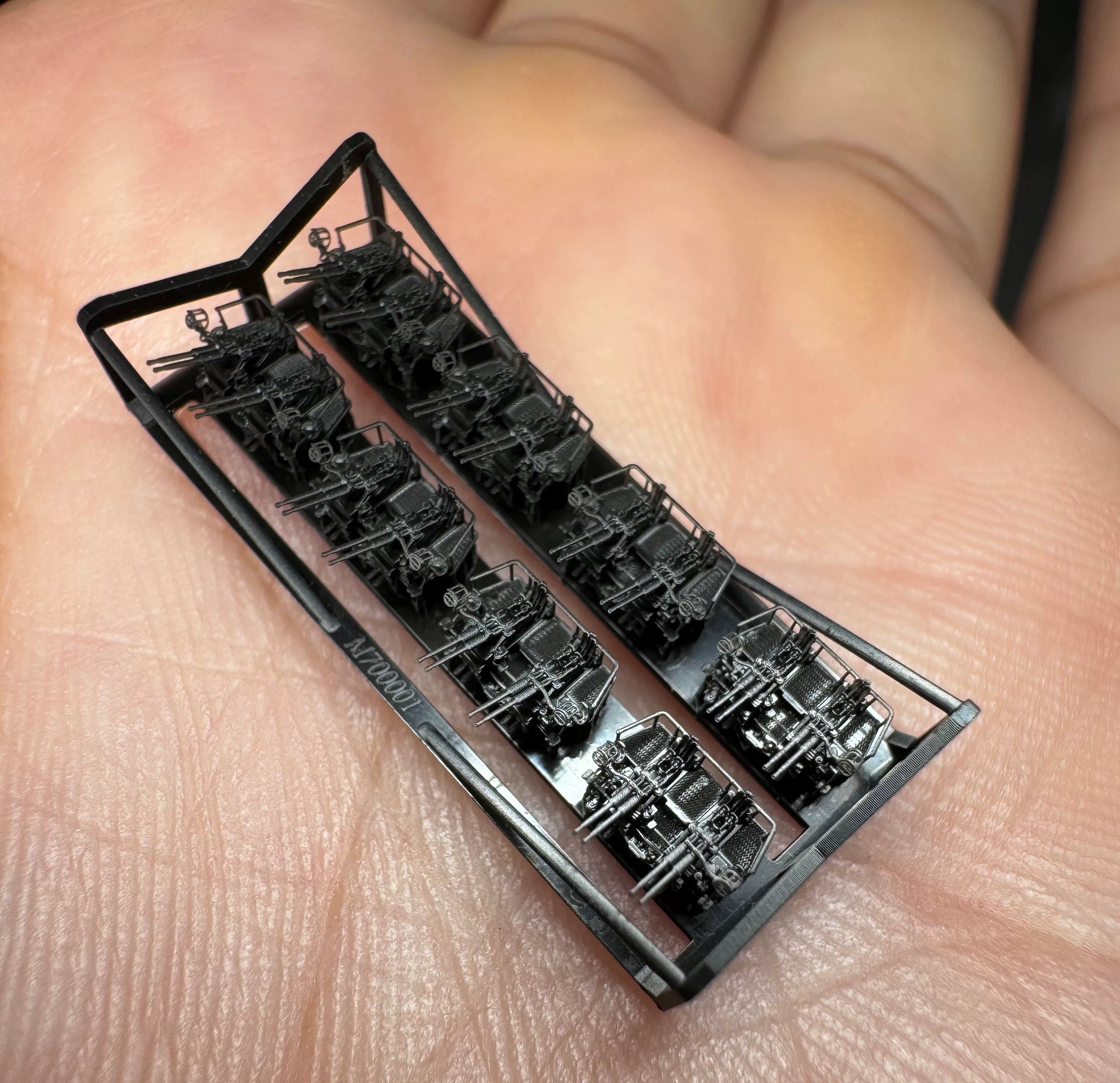 SSMODEL 1/700 M700001 American Bofors 40 mm quadruple anti-aircraft guns 8 pieces