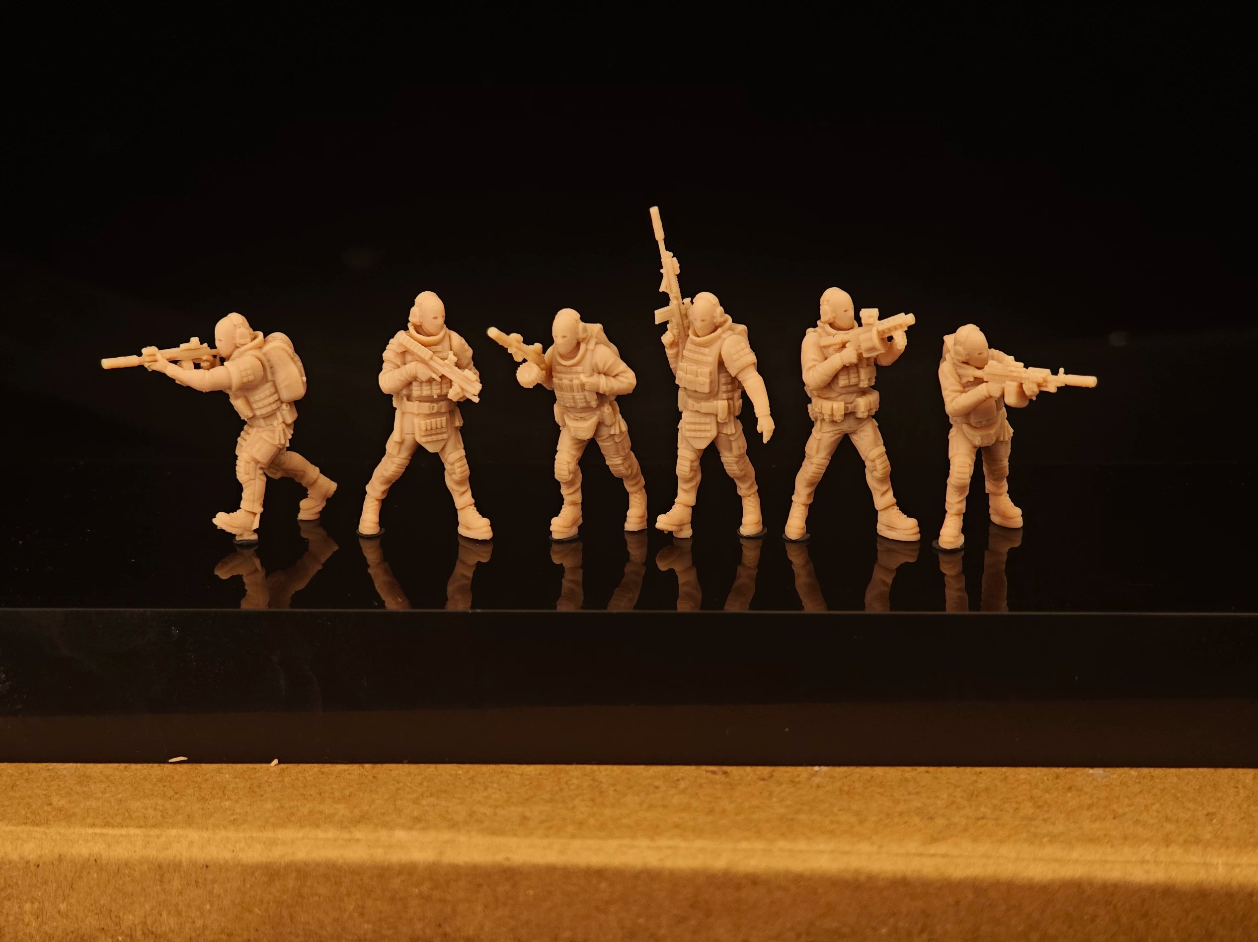 Six mercenaries and rebels LSSNO185 1/35/48/64/72/87/100/144