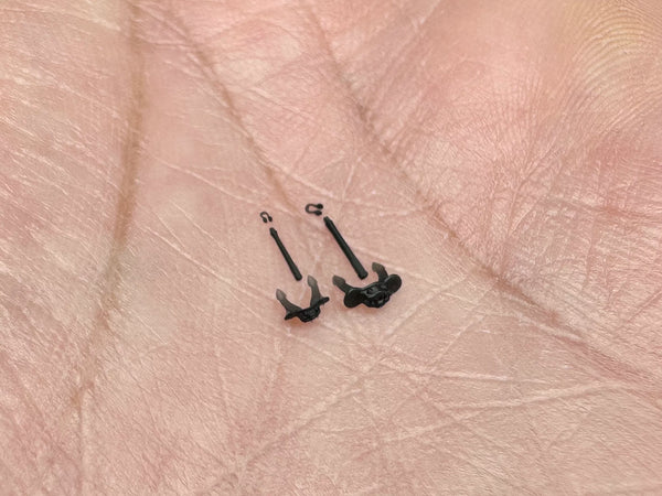 SSMODEL G700026   700 scale German Navy warship anchors in two sizes