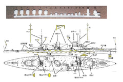 SSMODEL WM04221 WWI Battlecruiser USS Seydlitz 1/2000 Resin Model Set