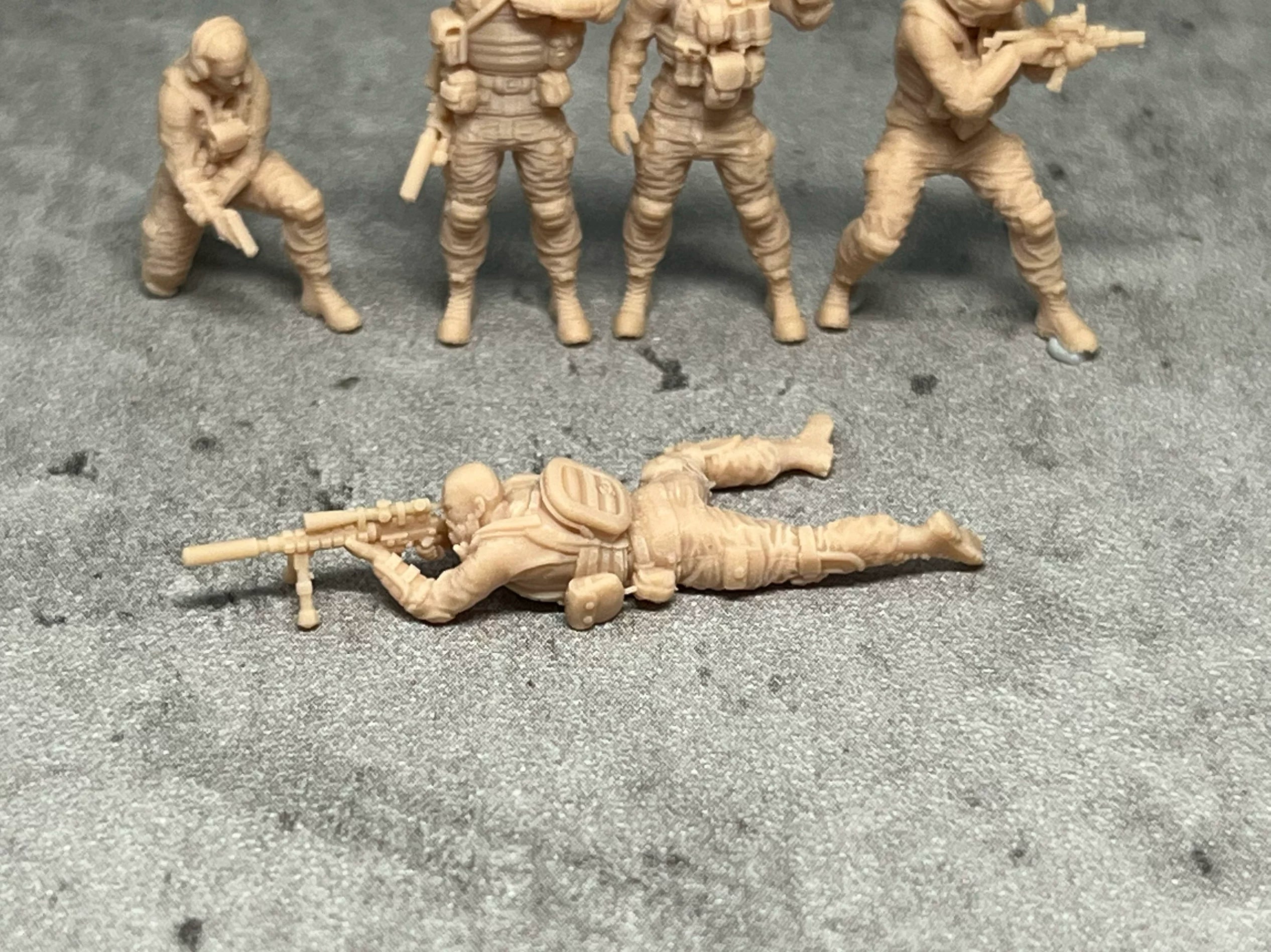 Modern Soldier 5-Man Team LSSNO48 1/35/48/64/72/87/100/144